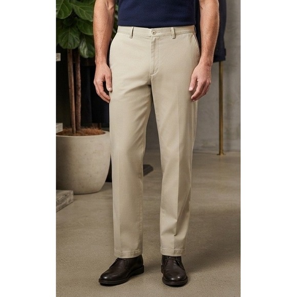 Cabela's Other - Cabela's Outfitter Series Chino Pants Mens 42x30 Tan Cotton Flat Front Suspender